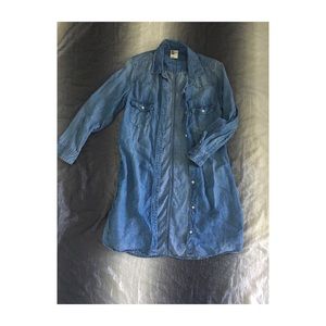 Denim cardigan/coverup